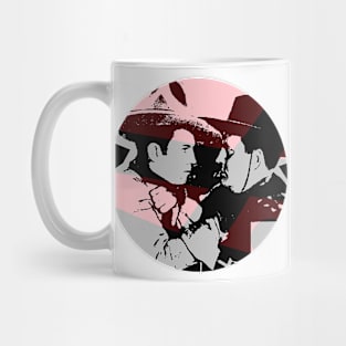 Cowboys fighting wild west Mug